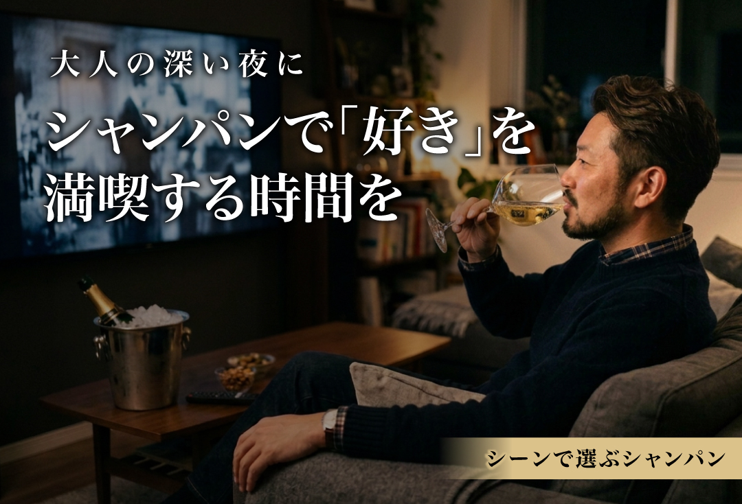 大人の深い夜におすすめのシャンパン