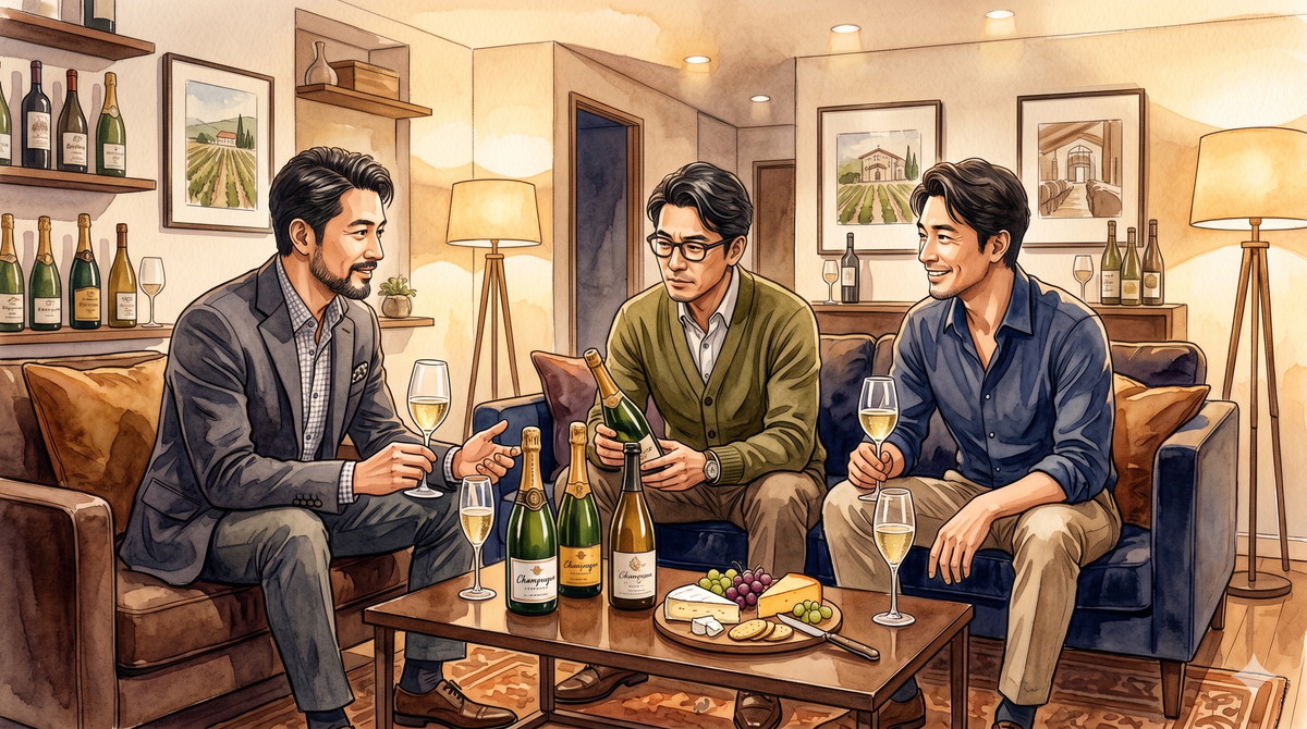 RMのシャンパンに適したシーンのイメージ