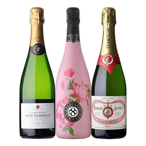 セット価格よりさらに40％OFF！7(火)限定】厳選シャンパン3本セット